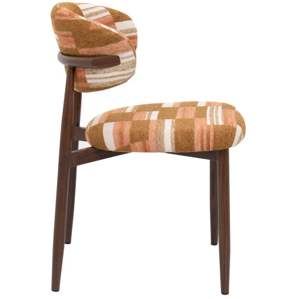 Giga Meubel eetkamerstoel Skara terracotta walnoot, foto 6