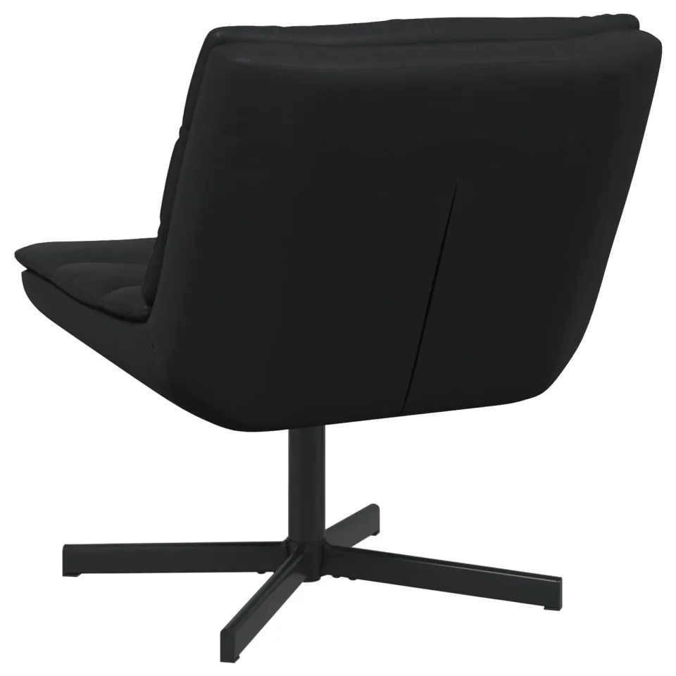 vidaXL Draaistoel Zwart 63 x 75 x 76 cm Glanzend PU, foto 4