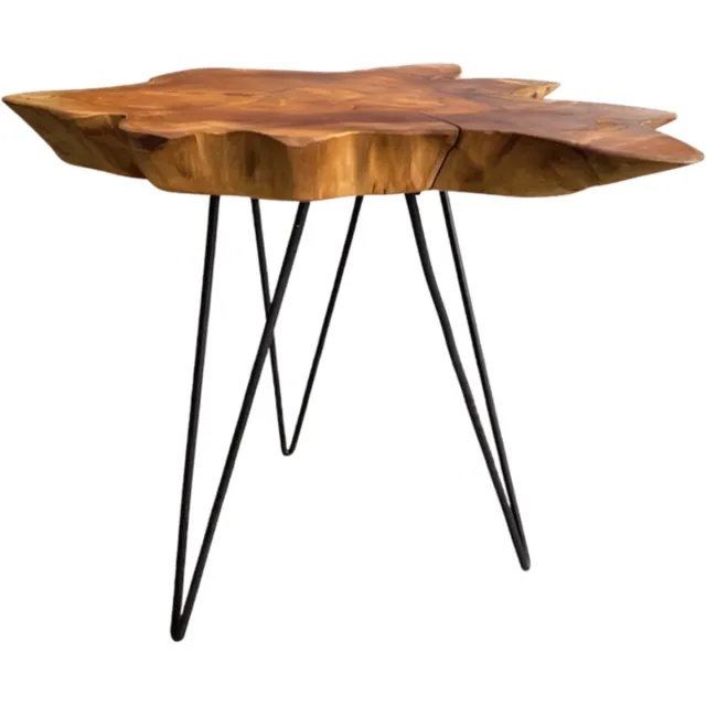Var bijzettafel Coffeetable organic D50H45cm hout