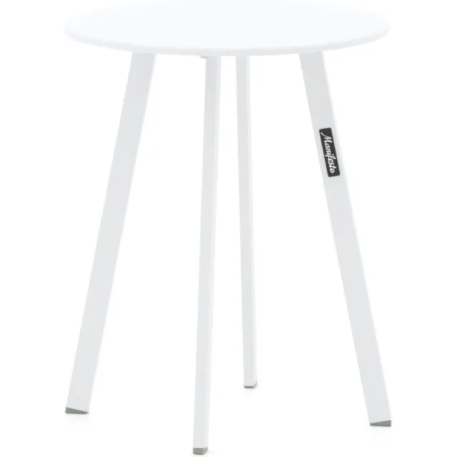 Manifesto Furniture Manifesto Bovezzo bijzet tuintafel ø 40cm (h:50cm) Wit