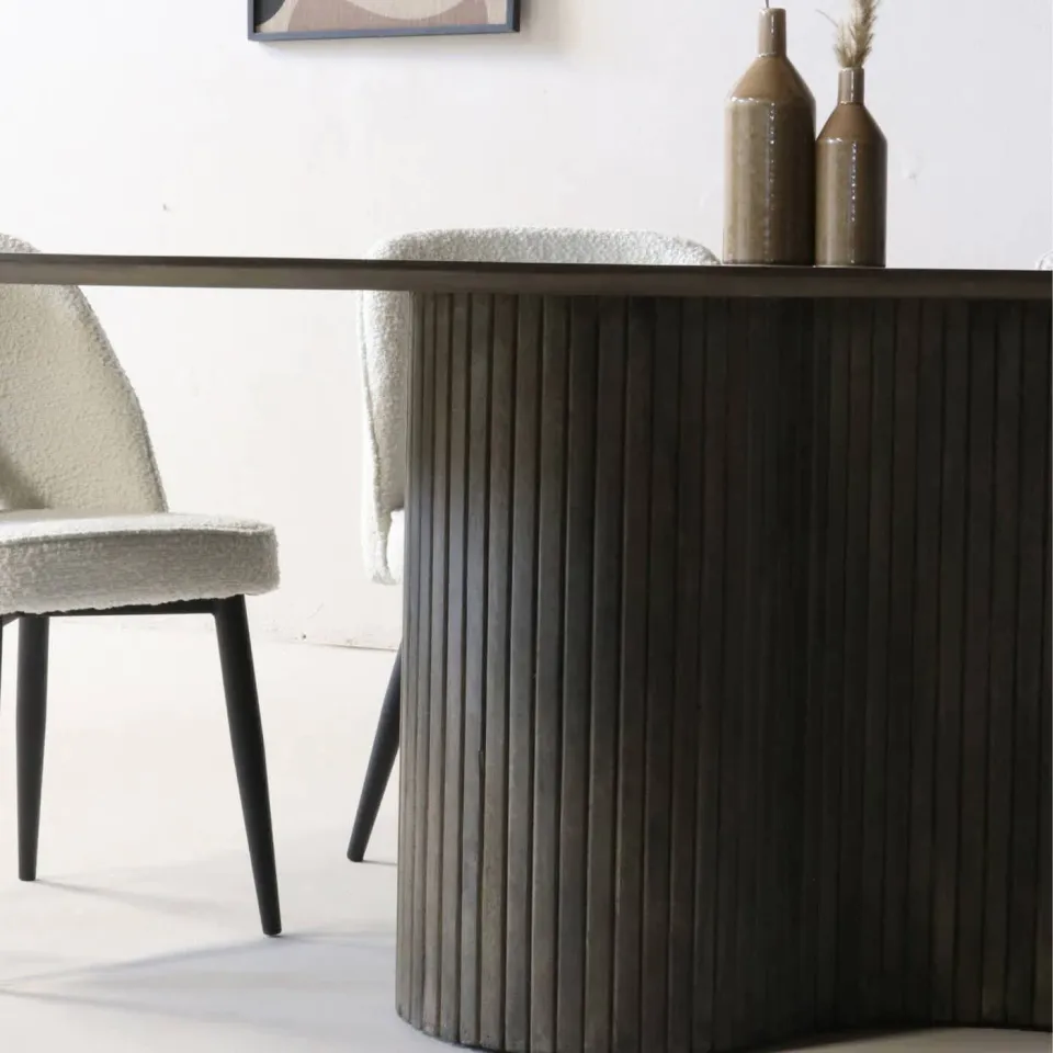 Giga Meubel Eettafel Ava - Ovaal - Mangohout - 240cm, foto 2