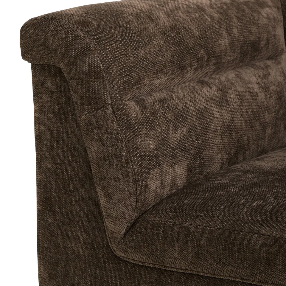 NOUS Living fauteuil Rodez bruin, foto 5