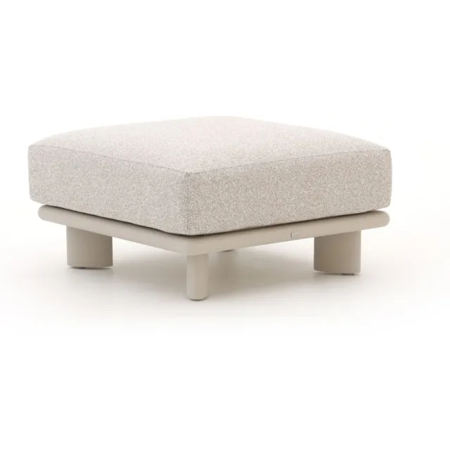 Bellagio tuinmeubelen Bellagio Battuello lounge voetenbank 81x81x46cm Taupe