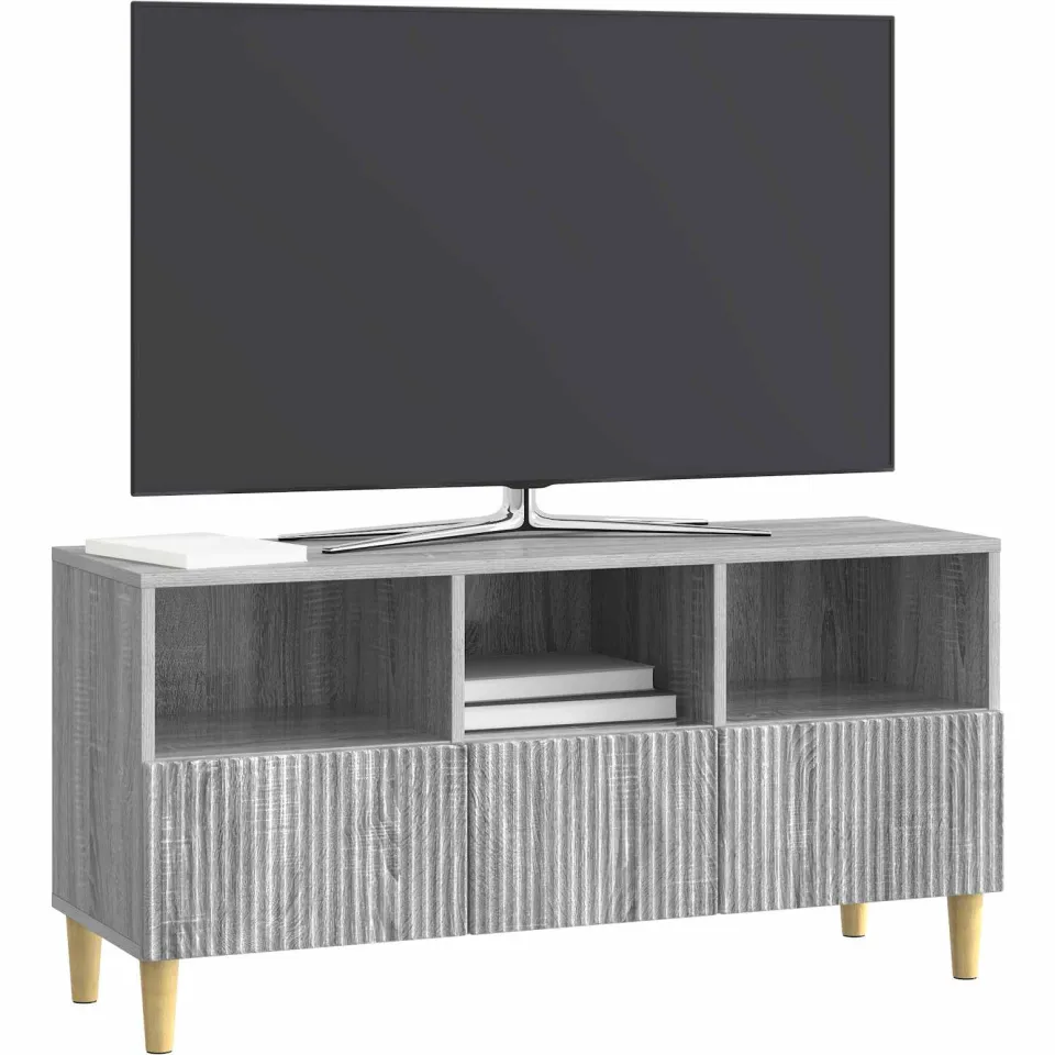 vidaXL TV-kast 102 x 34,5 x 50 cm Grijs sonoma Bewerkt hout