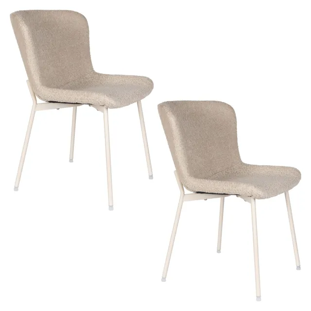Housecraft Living Marion eetkamerstoel beige, foto 2