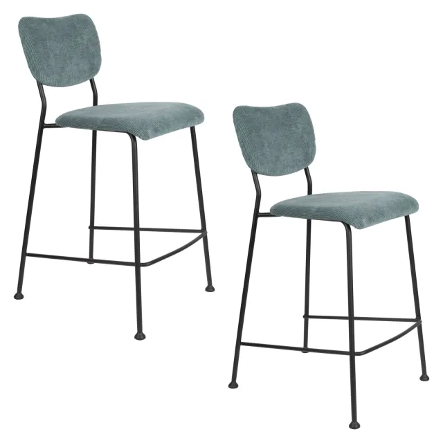 Zuiver counterkruk Benson groenblauw Grijs