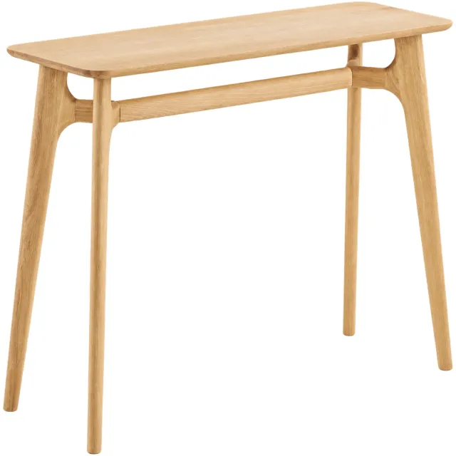 Artichok Renske houten bureau naturel 100 x 35 cm Bruin