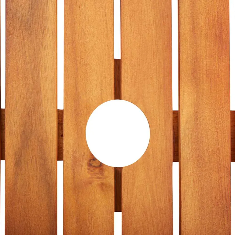 vidaXL Tuintafel 215x90x74 cm massief acaciahout bruin, foto 4