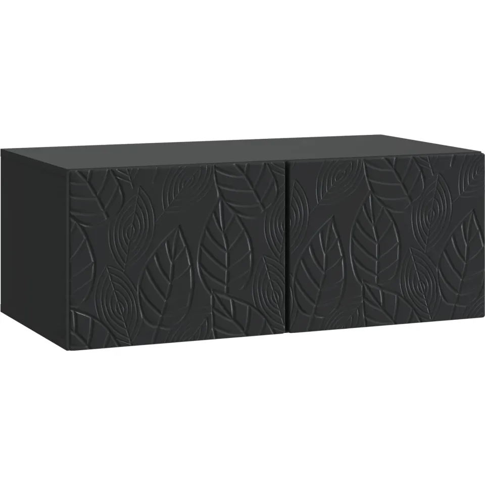 vidaXL Wandbeugel TV-kast 59,5 x 41 x 30 cm Zwart Bewerkt hout