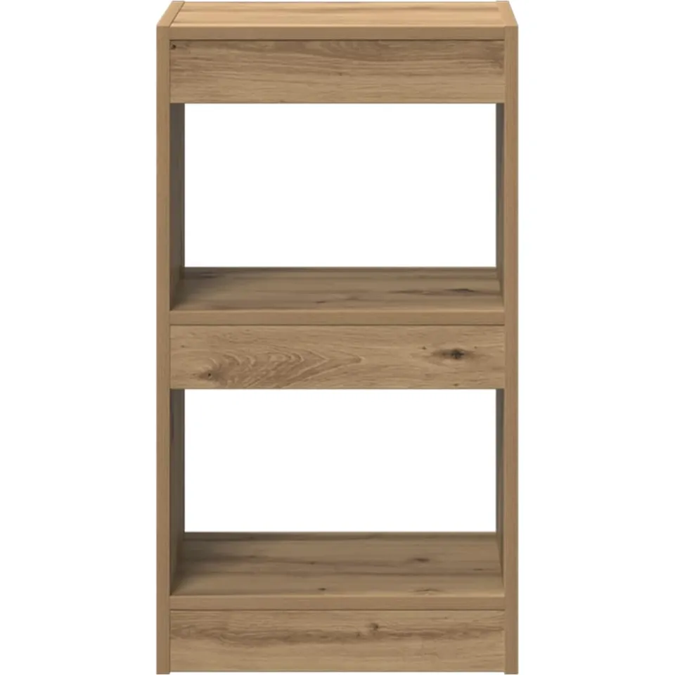 vidaXL Boekenkast/kamerscherm 40x30x72 cm artisanaal eikenkleur Bruin