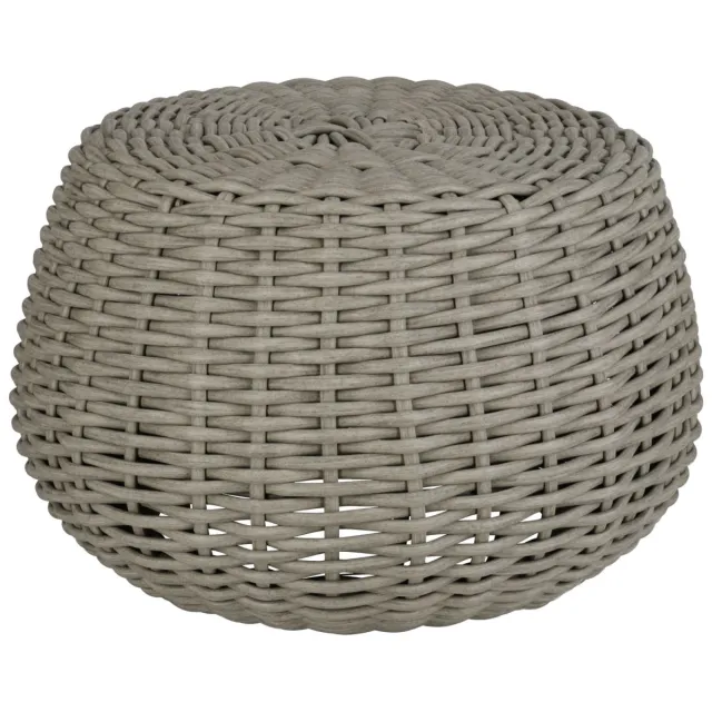 Vega Hocker/ bijzettafel voor buiten Tavano; 60x41 cm (ØxH); grijs gemêleerd; cylindrisch
