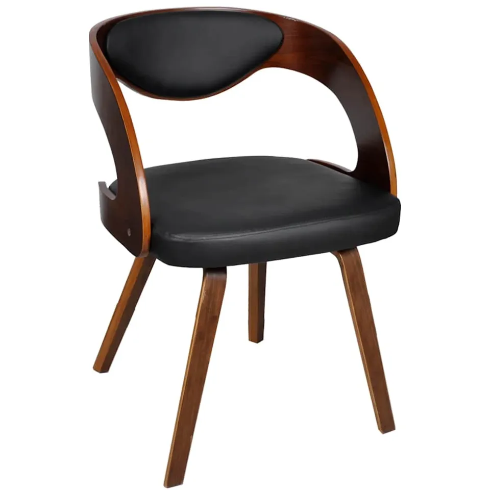 vidaXL Eetkamerstoelen 6 st kunstleer bruin, foto 4