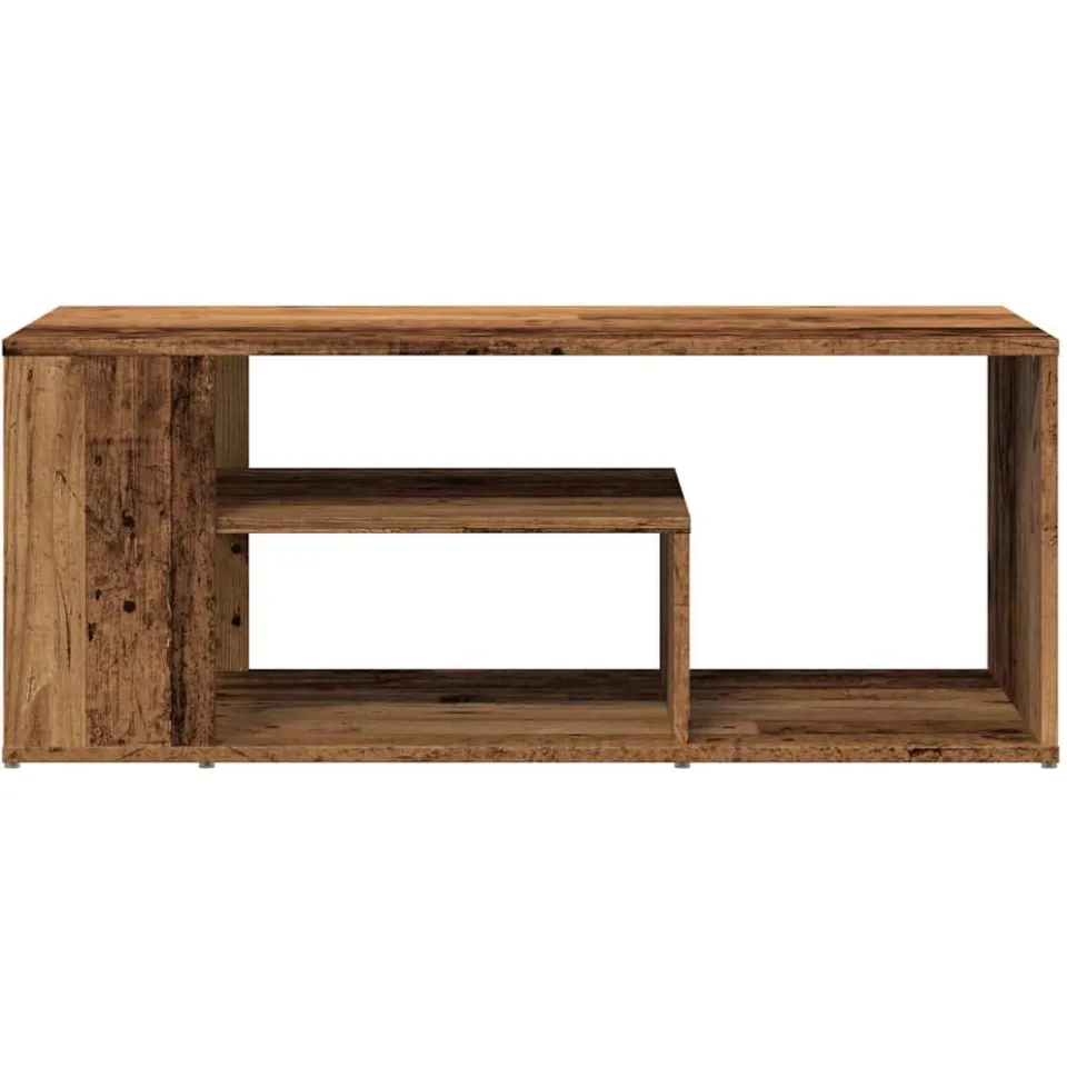 vidaXL Salontafel 100x50x40 cm bewerkt hout oud houtkleurig bruin, foto 4