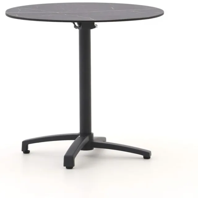 Bellagio tuinmeubelen Bellagio Canzo klaptafel ø80cm (h:73cm) Grijs