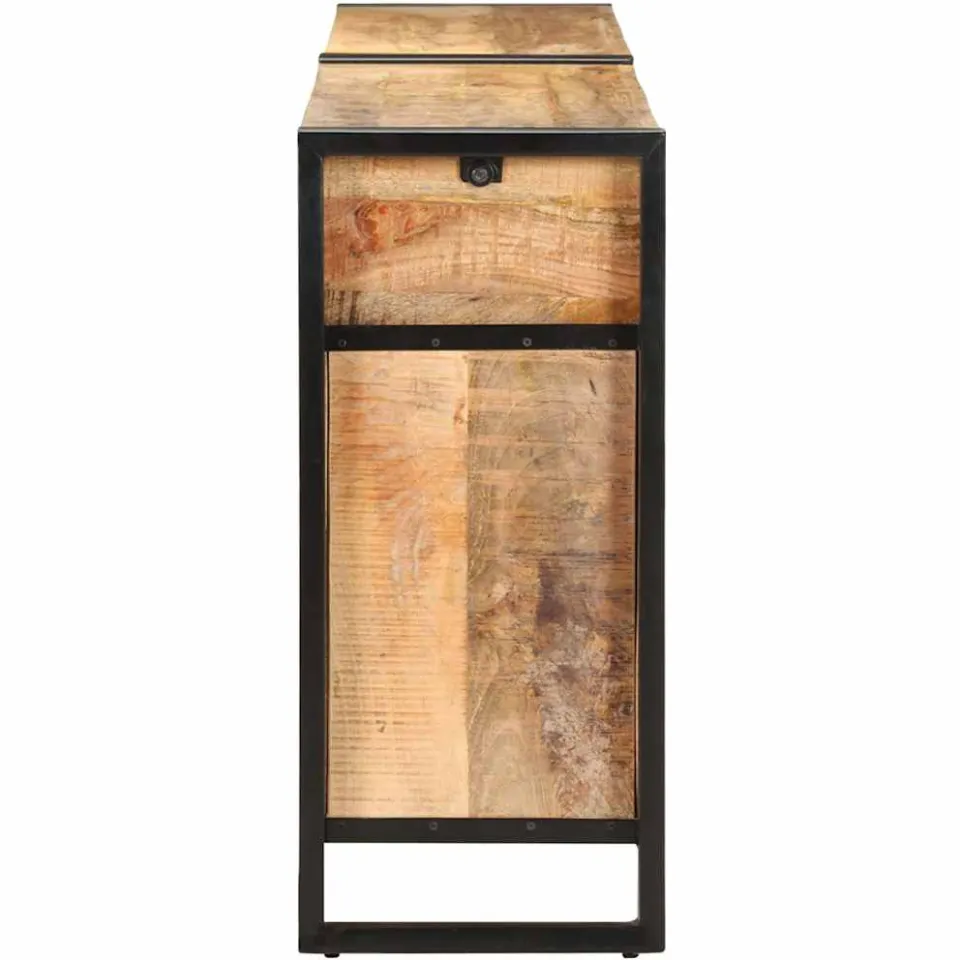 vidaXL Dressoir 172x35x80 cm massief mangohout bruin, foto 4