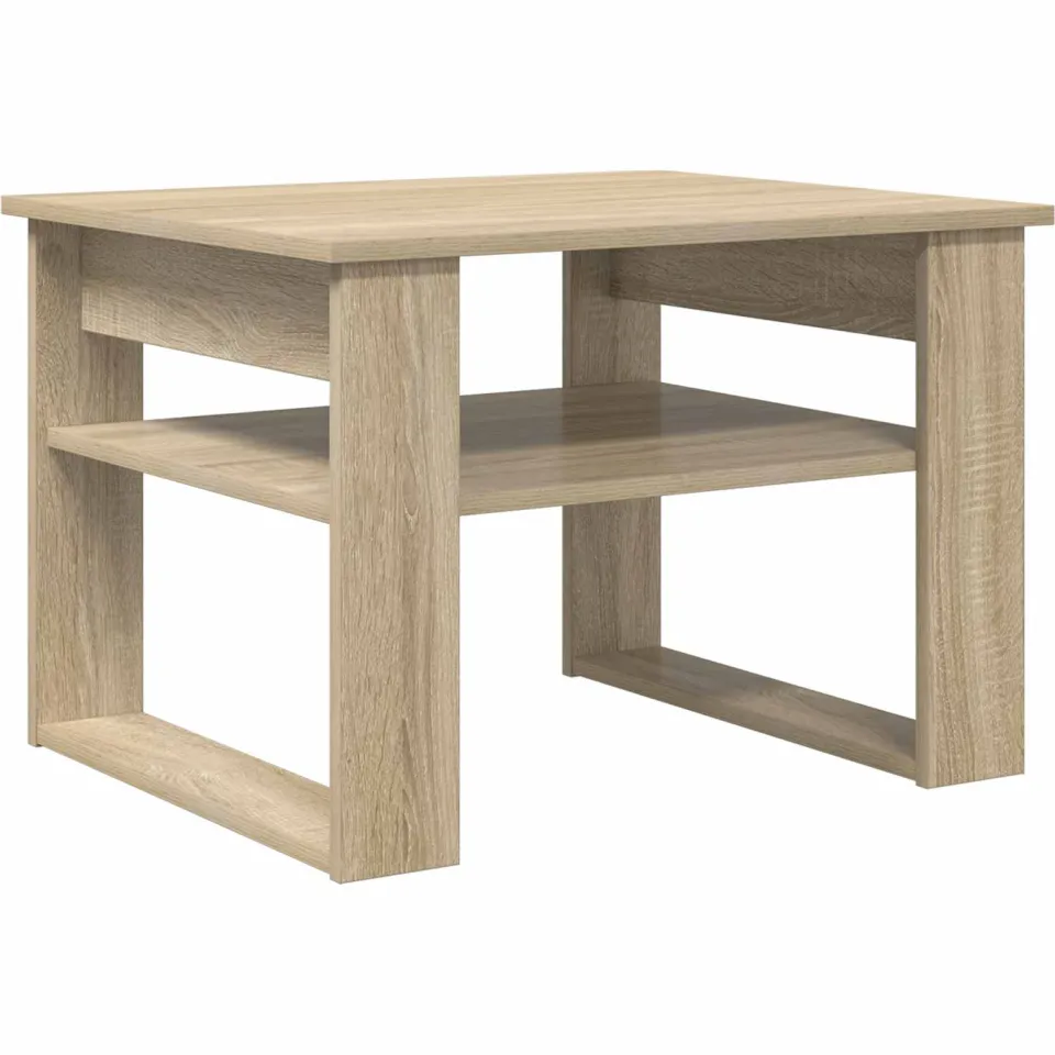 vidaXL Salontafel Sonoma Eiken 64 x 54 x 44 cm Bewerkt hout, foto 3