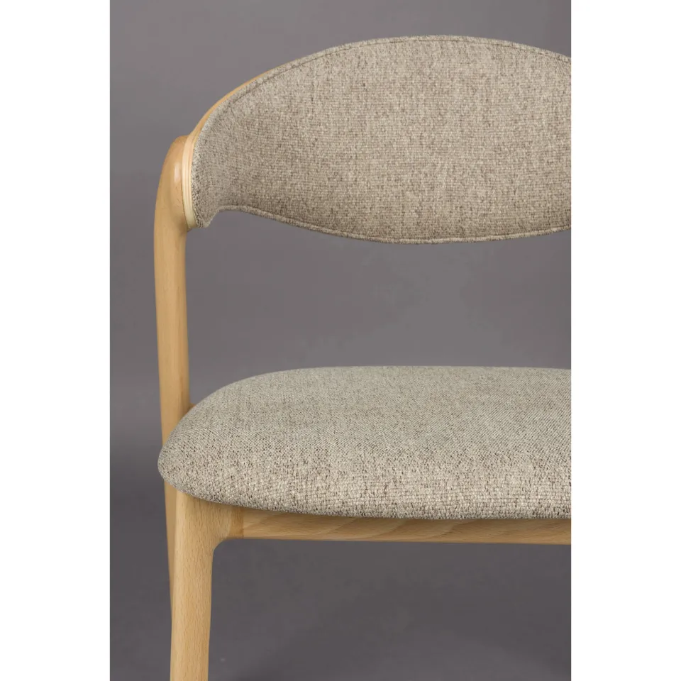 Dutchbone Babington eetkamerstoel beige, foto 8