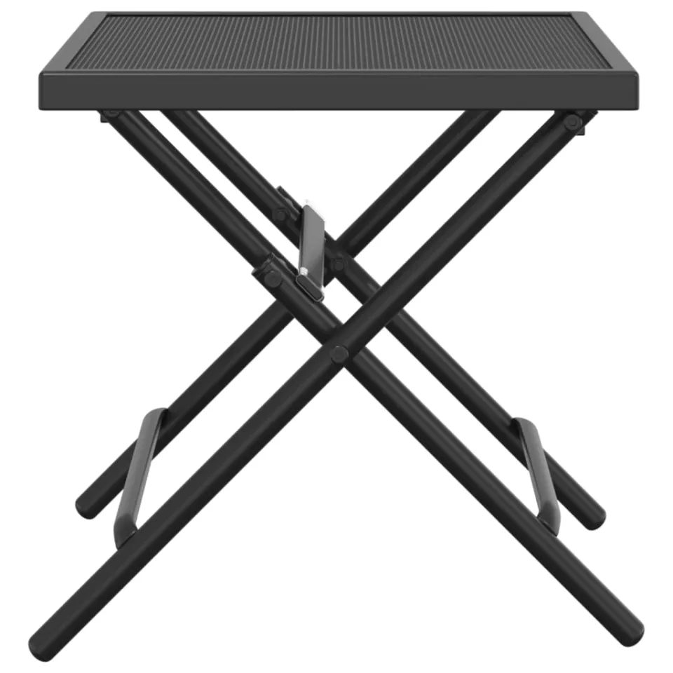 vidaXL Tuintafel 38x38x38 cm staalgaas antracietkleurig, foto 4