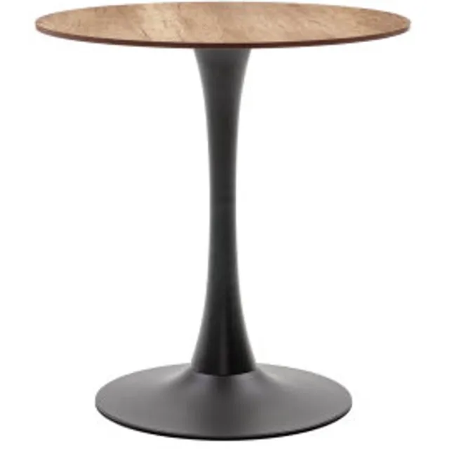 SenS-Line Tuintafel Jamy HPL Ø70cm - houtkleur Antraciet, Bruin
