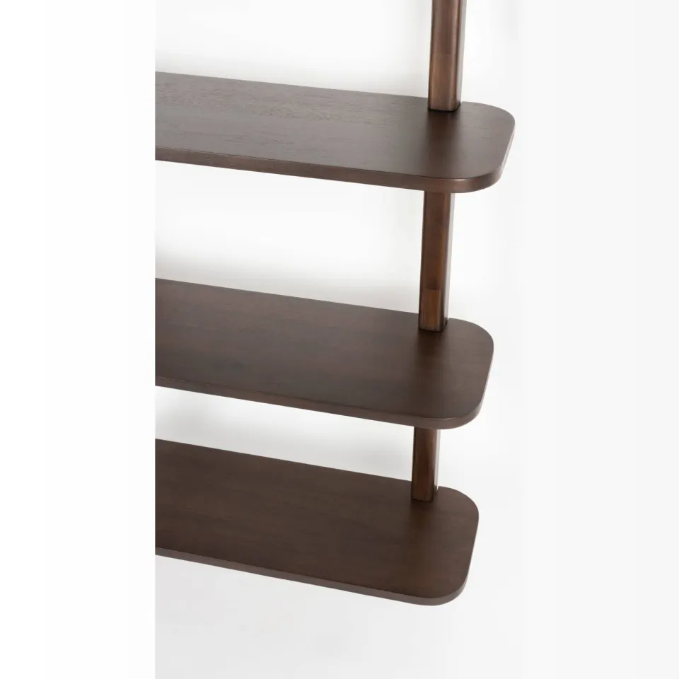 Zuiver Hogar Wandkast/ Wandplanken Donkerbruin bruin, foto 5