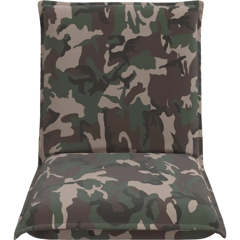 vidaXL Verstelbare vlo stoelen Leger Stof groen, foto 4
