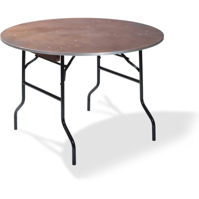 VEBA Eettafel Rond 152 cm - VEBA 20152 - Horeca & Professioneel Bruin; Zwart