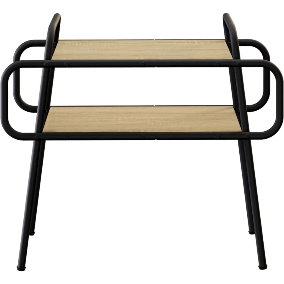 vidaXL Salontafel Sonoma Eiken 60 x 30 x 51 cm Bewerkt hout, foto 2
