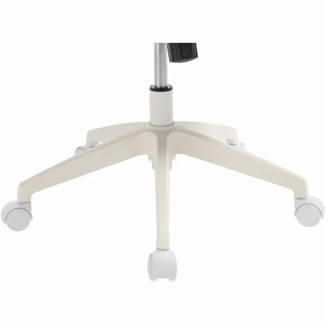Vente-unique Ergonomische bureaustoel met hoofdsteun - Stof - Terracotta en wit - ZYLIRO Terracotta, Wit