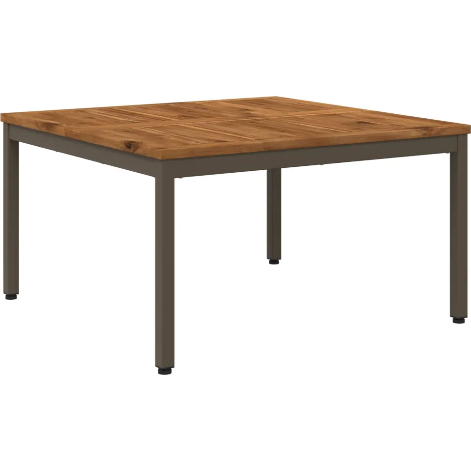 vidaXL Salontafel NAARDEN Natuurlijk en Koffie 80 x 80,5 x 45 cm bruin, foto 4