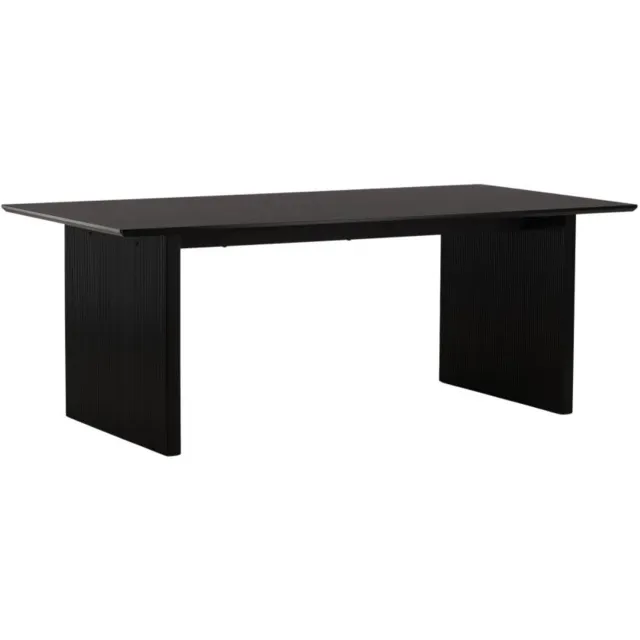 Svea Tiko rechthoekige eettafel - 200 x 100 cm - zwart