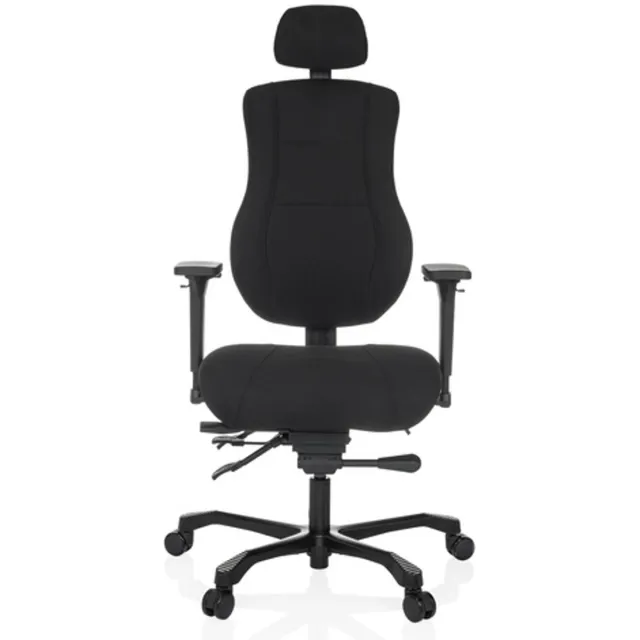 hjh office Bureaustoel / Directiestoel 24 HOURS BASIC stof zwart hjh OFFICE