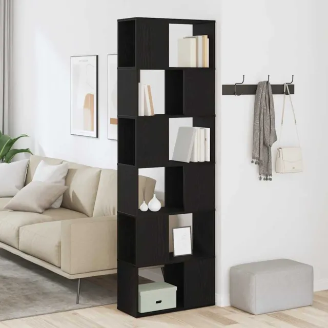 vidaXL Boekenkast/kamerscherm 60x24x186 cm zwart eikenkleurig, foto 2