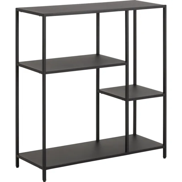 Giga Living Boekenkast Valencia Metal Zwart 86cm - Giga Living