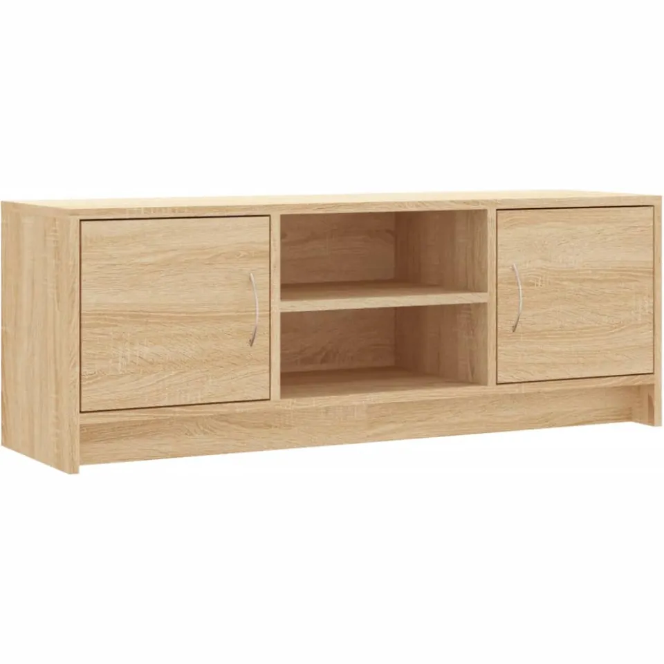vidaXL Tv-meubel 102x30x37,5 cm bewerkt hout sonoma eikenkleurig, foto 3