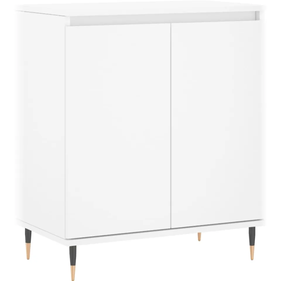 vidaXL Dressoir 60x35x70 cm bewerkt hout wit, foto 3