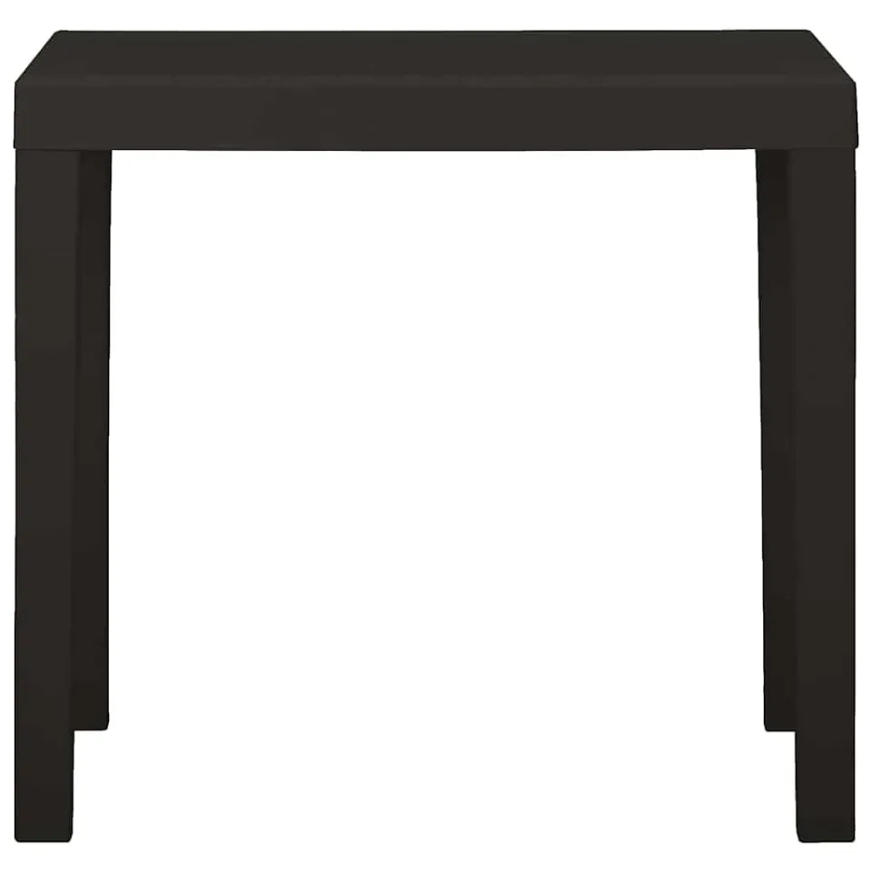 vidaXL Tuintafel 79x65x72 cm kunststof antracietkleurig Anthraciet