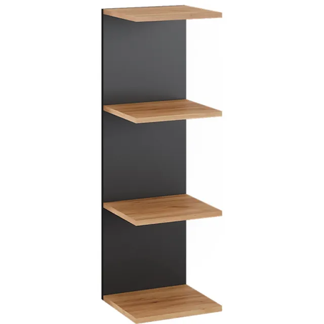 Vicco Paolo Wandplank – 30 x 95 cm Antraciet