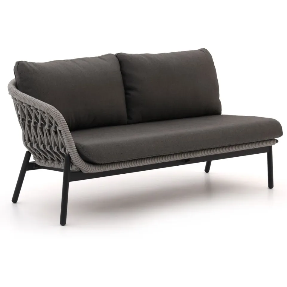 Bellagio tuinmeubelen Bellagio Cupello hoek loungeset 4-delig Grijs