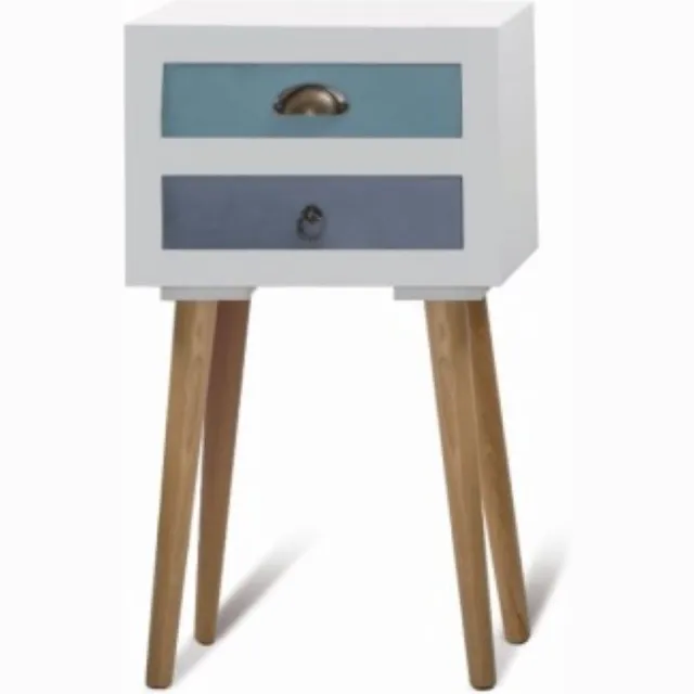 Storm Algarve bijzettafel hoog 40 x 30 x 70 cm Wit