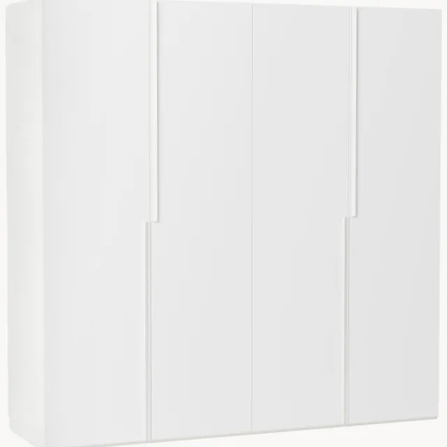 Westwing Collection Modulaire draaideurkast Leon, 200 cm breed, diverse varianten Wit
