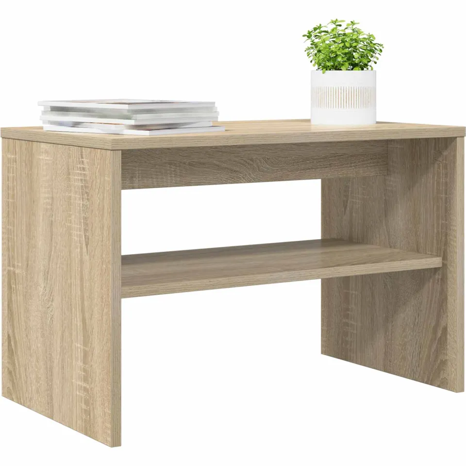 vidaXL TV-kast 60 x 35 x 40 cm Sonoma Eiken Bewerkt hout Bruin