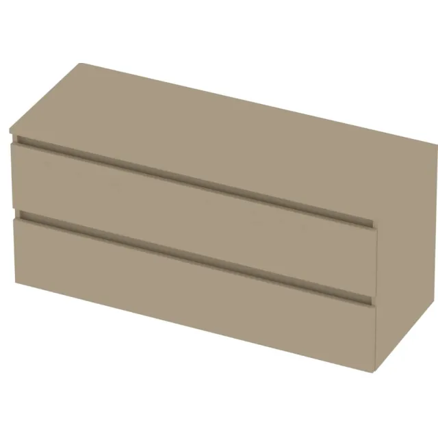 Basic-Line Deck 46 Badmeubelset Greeploos 120x46x58 cm D46MBE120 Mat Beige
