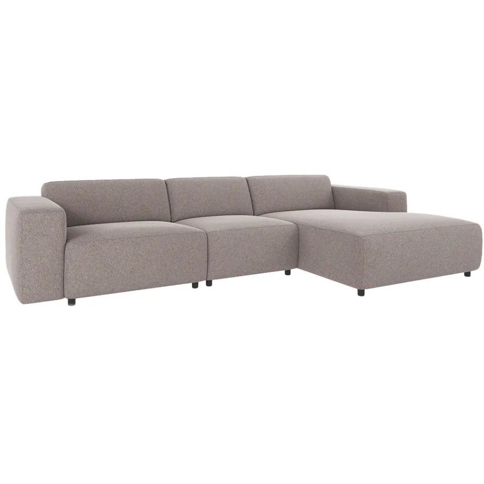 Rowico Home Willard gestoffeerde 4-zits hoekbank grijs - rechts - 312 cm, foto 2