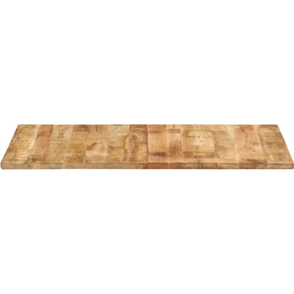 vidaXL Tafelblad 25-27 mm 120x60 cm massief mangohout bruin, foto 2