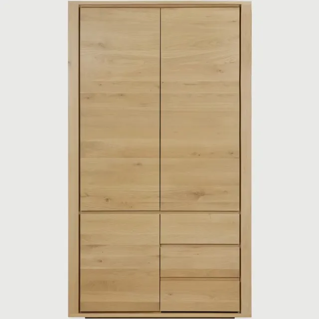 Ethnicraft Shadow kledingkast geolied eikenhout