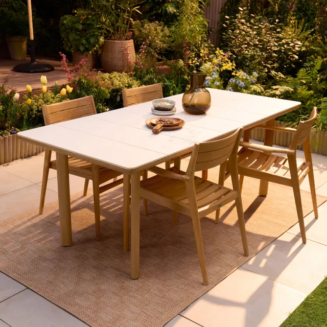 Studio LIVIT Perola tuintafel crème, foto 2