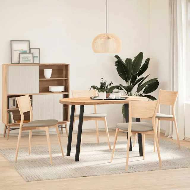 vidaXL Console tafelpoten 4 st 72 cm staal zwart