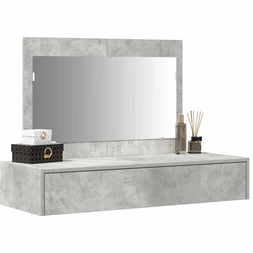 vidaXL Plafondtafel Grijs 100 x 40 x 70 cm Bewerkt hout