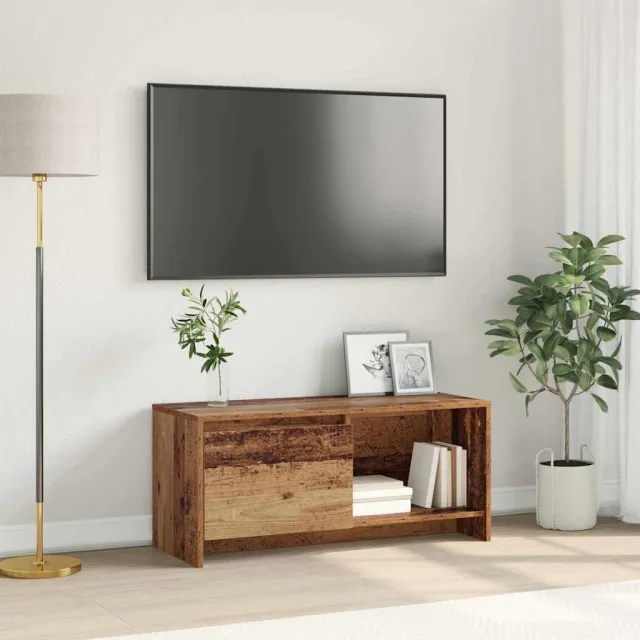 vidaXL Tv-meubelset 90 x 35 x 40 cm Oud Hout Bewerkt hout bruin, foto 2