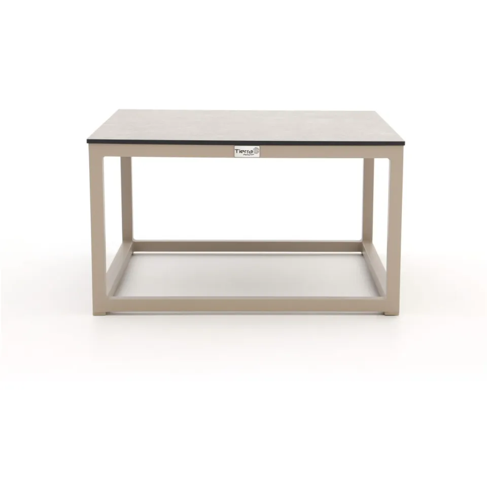 Tierra Outdoor Rio lounge tuintafel 60x60x35cm Taupe